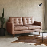 Latam Home - Sofa Napoles 2 C Cuero Kentucky Beige