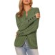 thumbnail image 4 of INSPIRE CHIC Cárdigan Suéteres para Mujeres Abierto al Frente con Botones Manga Larga Otoño Casual Tejido de Punto con Bolsillos M Verde Militar, 4 of 6