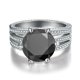 thumbnail image 1 of Anillos de Boda de Moissanita de 5 Uds para Mujer Color D Claridad VVS1 Anillos de Diamante de Plata Esterlina Anillos de Compromiso de Moissanita Azul/morado/rosa con Certificado, 1 of 9