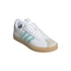 thumbnail image 5 of Zapatillas adidas VL Court 3.0 para mujer, blancas con aqua, talla 5.5, 5 of 9