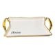 thumbnail image 2 of Bandeja Elegante Servir Con Dorado Decorativa Cuadrada Rectangular, 2 of 3