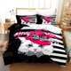 thumbnail image 4 of 3 Pcs Bedding Sets Girls Duvet Cover Set Queen Size 3D Print Colorful Floral Soft Microfiber 1 Comforter Cover, 4 of 5