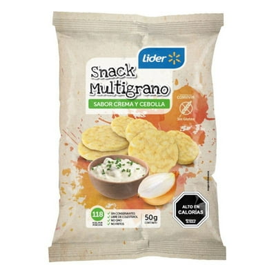 Snack Multigrano Crema & Cebolla 50 G Lider