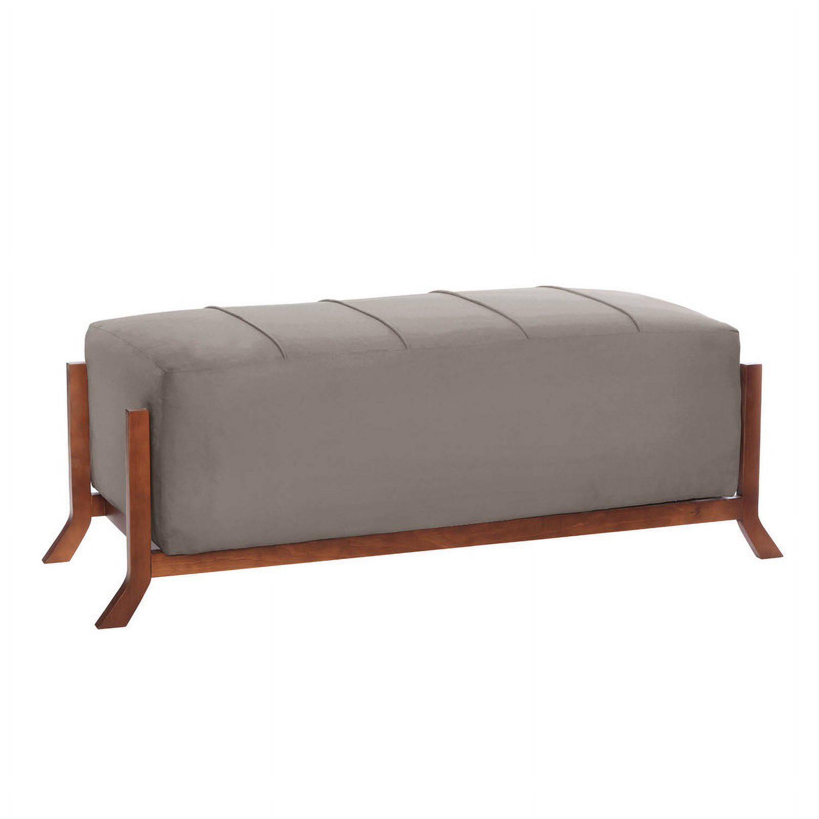 Latam Home - Banqueta Marsella Tela Velvet Gris