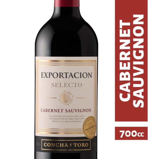 Vino Cabernet Sauvignon Botella 700 mL Exportacion Selecto