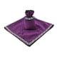 thumbnail image 2 of Bolsa De Cartas De Tarot, Mantel, Tapiz De Terciopelo De Adivinación, Color Morado X1, 2 of 3