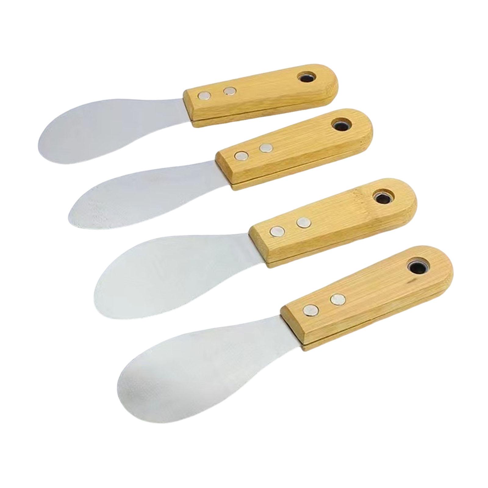 Ioensy - 4 Espátulas De Metal Para Calafatear Y Reparar Yeso En Construcción.