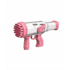 Genérico - Pistola Lanza Burbujas De Líquido De Agua Juguete Rosado