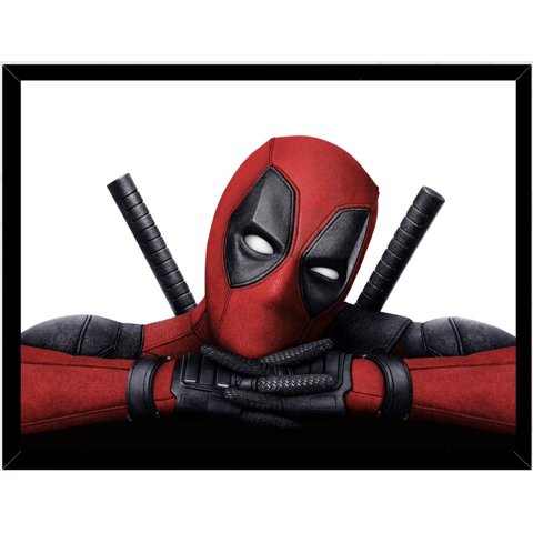 Genérico - Cuadro Decorativo Deadpool 2 Medidas 30X40 Cm