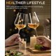 thumbnail image 4 of Juego de 4 copas de vino blanco LUNA & MANTHA, cristal, 400 ml, 4 of 6
