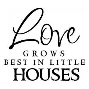 Rienda Libre Graphics - Decomural Little Houses Love Ws-15649