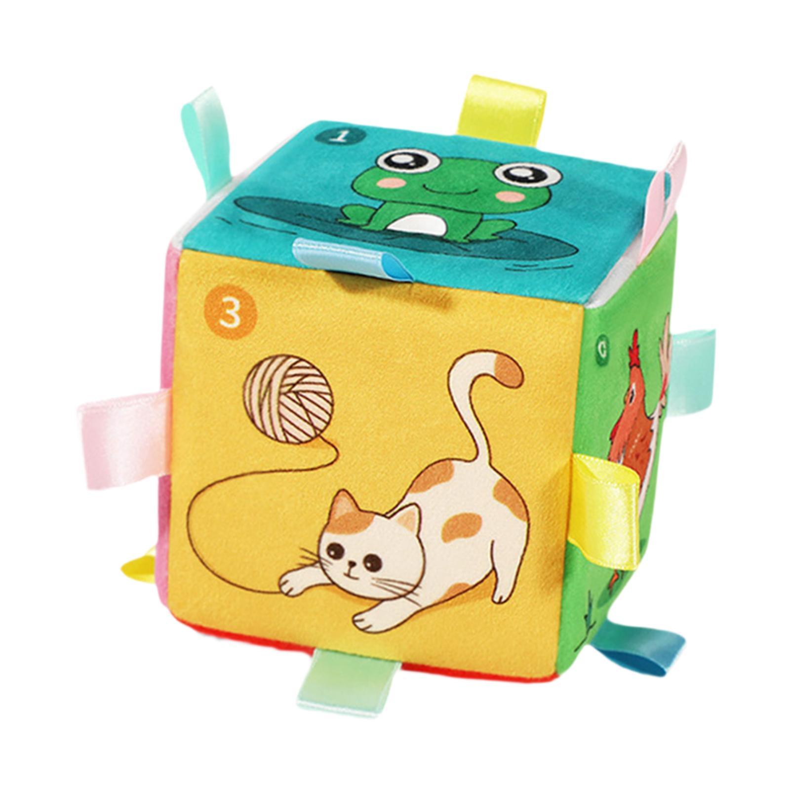 Magideal - Cubo De Actividades Sensorial Musical, Cubo De Actividades Sensorial, Juguete De Viaje, Caja De Música Extraíble, Cubo De Actividades De Aprendizaje, Animal
