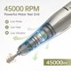 thumbnail image 2 of Taladro para uñas HQMPHQ 45000 RPM recargable - Blanco, 2 of 8