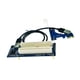 thumbnail image 1 of Tarjeta Adaptadora PCI-E Express X1 A Dual PCI Riser Extender Con Cable USB 3.0, 1 of 3