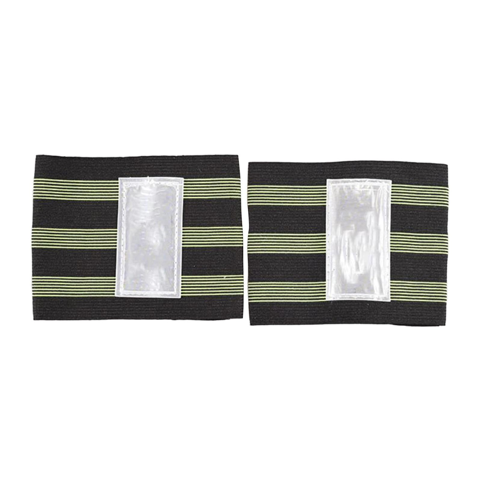 Magideal - 2 Correas De Tobillo Para Bicicleta, Bandas Reflectantes Para Pantalones, Correas Elásticas Cómodas Para Piernas, Muñequeras Para Escalada, Mochileros