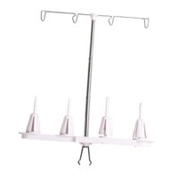 Magideal - Soporte De La Máquina De Costura De La Soporte De Subprocesos De Costura 4 Carreras De Bueyes Presente De Peso Ligero Presente Para Bordado Doméstico