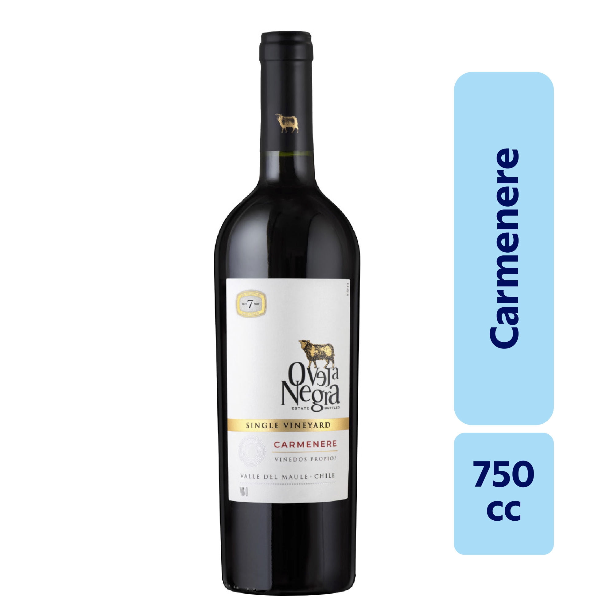 Vino Carménère Botella 750 ml Oveja Negra