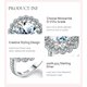 thumbnail image 4 of Anillos de Compromiso Moissanite Diamond de 5 Uds Color D VVS1 Anillos para Mujer Anillos de Plata de Ley Aniversario Promesa Regalo Anillos de Boda con Certificado, 4 of 8