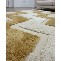 Feiya - Alfombra Jacquard Antideslizante Con Relieve 200X240 Cm