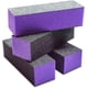 thumbnail image 2 of 10 piezas de bloque pulidor de uñas morado y negro para manicura y pedicura (morado), 2 of 4