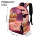thumbnail image 3 of Mundo Extraño-theme Backpack, Campus style schoolbag Bookbag with Adjustable Shoulder Straps And Large Zip Compartment, Unisex Travel Bags.42x30x15cm, 3 of 6