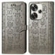 thumbnail image 3 of Funda Cartera FOXDOCK para Xiaomi POCO F6 , Flip PU con Relieve de Gatos y Perros, Tarjetero y Soporte, 3 of 6