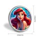 thumbnail image 2 of La sirenita: Princesa Ariel-Theme Round Button Badge: Premium Metal Construction, Ideal for High-End Events 2.8 cm, 2 of 6