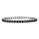 thumbnail image 2 of Pulseras de Moissanita de 4 Mm para Mujer Brazalete de Plata Esterlina 925 Color D Claridad VVS1 Pulsera de Diamante Negro 6-7.5 Pulgadas, 2 of 7
