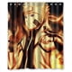thumbnail image 1 of Cortina de ducha Naruto Uzumaki, juego de cortina de baño con ganchos, tamaño 60 x 72 pulgadas, 1 of 3