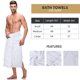 thumbnail image 2 of Juego de toallas de baño Utopia Towels, 100% algodón hilado en anillos, 600 g/m², 4 unidades, 2 of 8