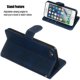 thumbnail image 5 of Funda con Cremallera para iPhone SE 2020/8/7, Carcasa Cartera de Cuero PU con Soporte y Tarjetero, 5 of 6