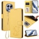 thumbnail image 2 of Funda Volteable tipo Billetera con Correa para Xiaomi POCO M8 Pro 5G, Amarillo, 2 of 6