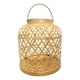 thumbnail image 1 of Fanal de bambú portavela decorativo beige, 1 of 3