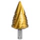 thumbnail image 1 of Broca Escalonada Luckyway 1/4 a 1-3/8 HSS(M35)-Cobalto con Titanio, 1 of 8