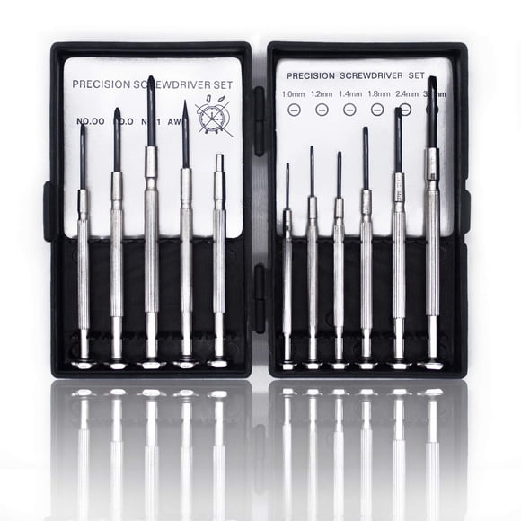 Set de Destornilladores Mini de Precisión KALIM 11 Piezas para Electrónica