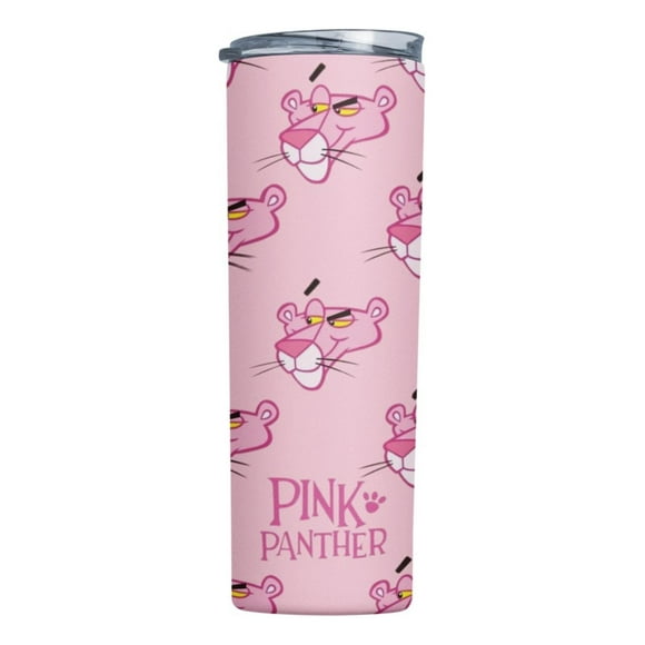Termo Botella Térmica Animacion Pantera Rosa Cabeza blanco