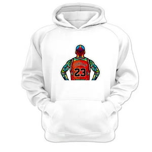 Genérico - Polerón Canguro 23 Con Capucha Blanco Talla Xs Unisex