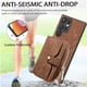 thumbnail image 4 of Funda Tipo Cartera con Correa Cruzada para Samsung Galaxy S22 Ultra Protección Contra Golpes Marrón, 4 of 5