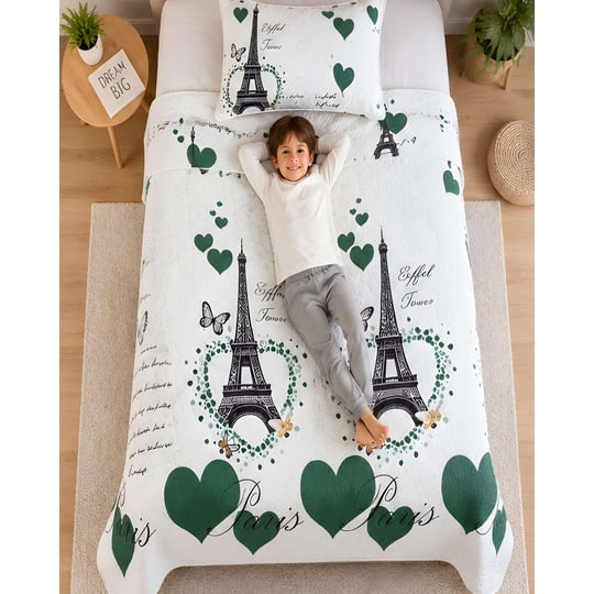 Mylhogar - Quilt 1.5 Plazas 180x230 Cm + Funda De Almohada