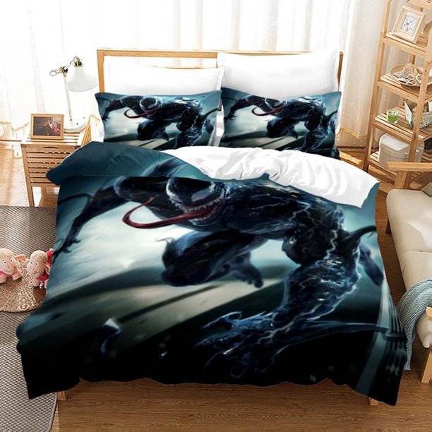 Deadpool Spiderman Quilt Duvet Cover Set Bedclothes Home Textiles Bedding3-Piece Bedding Set