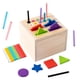 thumbnail image 2 of Cubo De Madera Para Clasificar Formas, Cubo De Actividades Para Niños Y Niñas De 3 Años En Adelante, Regalo, 2 of 4