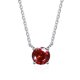 thumbnail image 1 of Collar Colgante de Moissanita de 1 Uds para Mujer Corte Redondo Color D VVS1 Collar de Diamante Rojo/azul/rosa Collar de Plata Esterlina 925 para Mujer con Certificado, 1 of 9