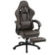 thumbnail image 3 of Silla Gamer Escritorio Oficina Krone XL Masajeador y Apoyapiés - Café, 3 of 6