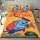 thumbnail image 1 of Deputy Dawg Conjunto de sábanas temático, trío de piezas, cómodo y amigable con la piel, diseño único, regalo de decoración para el hogar para familiares, amigos y fans,140cm *210cm, 1 of 6