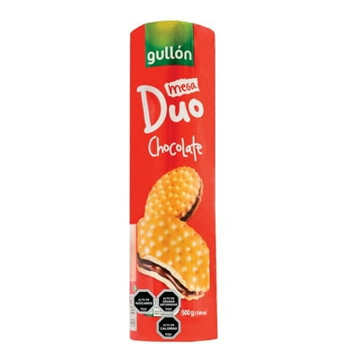 Galletas Mega Duo Chocolate Tarro 500 G Gullón