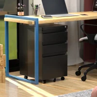 Recilock - Cajonera Metalica 3 Cajones - Linea Black C01B