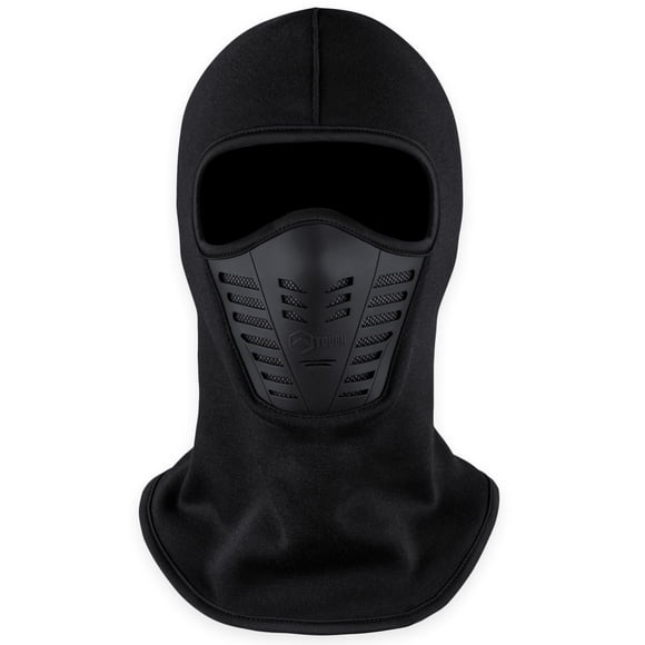 Pasamontañas Tough Headwear de Forro Polar - Mascarilla de Esquí Negra