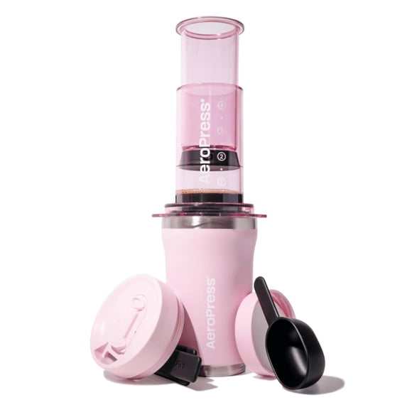 Cafetera AeroPress Go Plus Kit Portátil Rosa