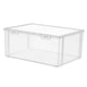 thumbnail image 2 of Panera De Plástico Bagel Contenedor De Almacenamiento Transparente Para Encimera De Cocina 32x23.5x14cm, 2 of 5