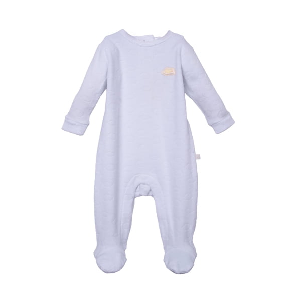 Osito Plush Recién Nacido Unisex Estampado Nubes Blanco